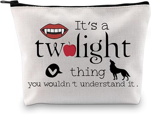 GJTIM Regalo inspirado en programas de televisión It's A Twil Thing You Wouldn't Understand It Bolsa de maquillaje con cremallera para fanáticos,