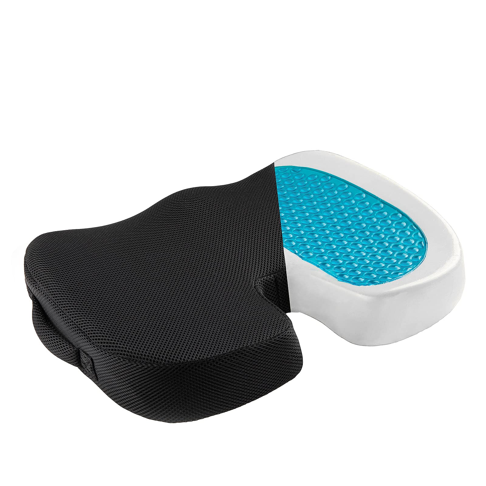 Buy Enhanced Gel Memory Foam Seat Cushion for Sciatica,Coccyx,Back