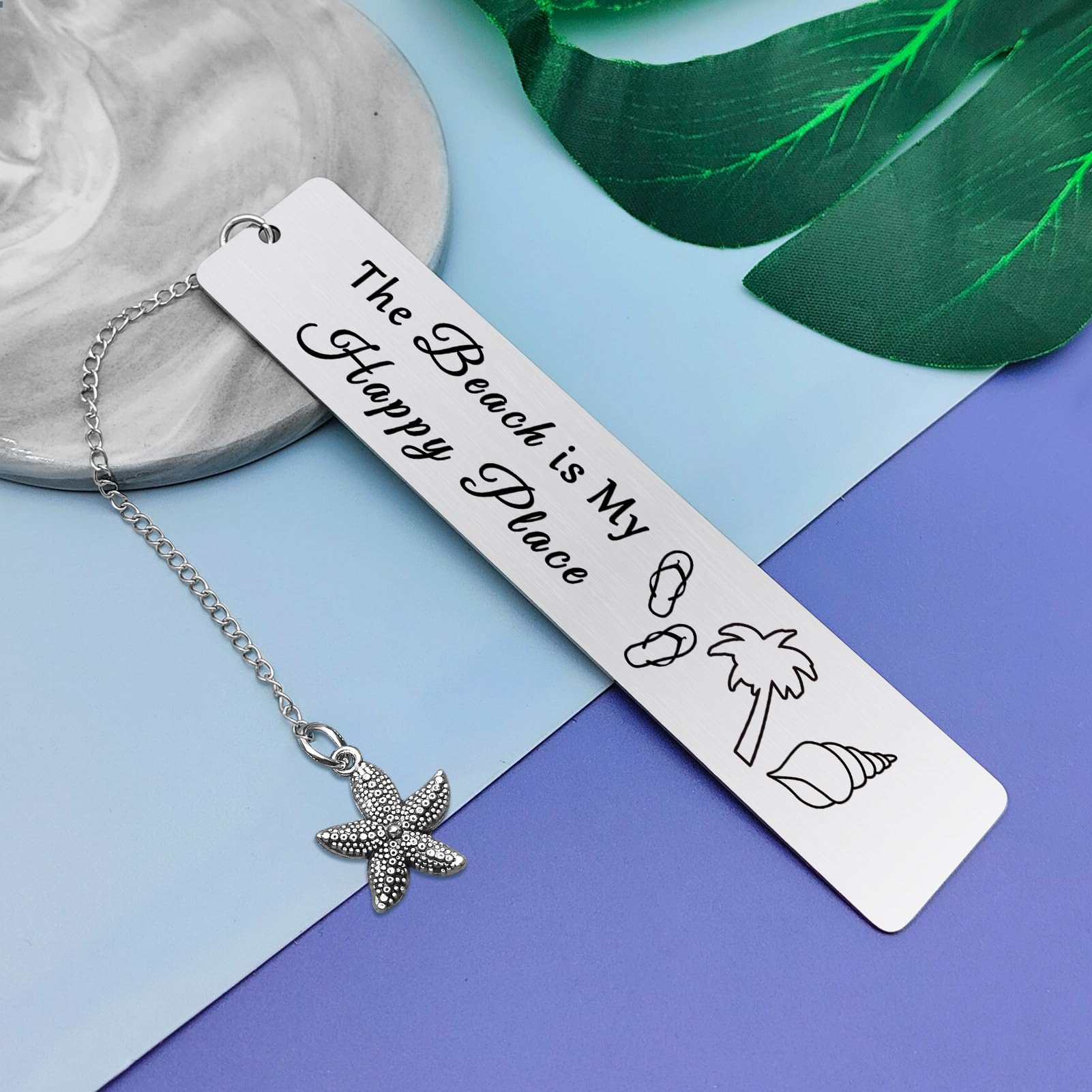 Beach Lover Gift for Women Bookmark Beach Gifts for Women Girls Beach Theme Bookmark Gift Vacation Gift Summer Beach Gift for Beach Lover Graduation Gift for Sister Friends Teens Boys Student