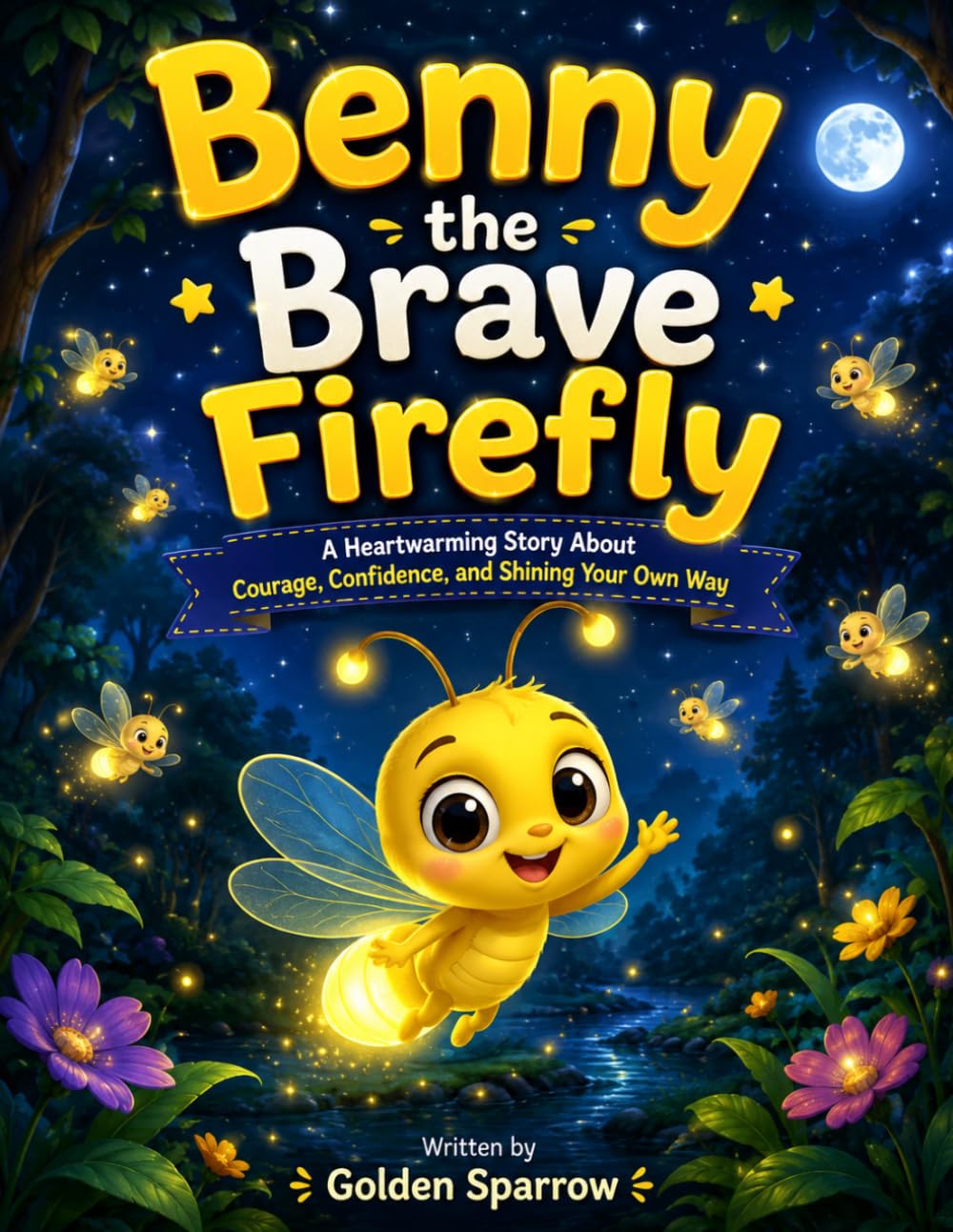 Benny the Brave Firefly: A Heartwarming Children's Story About Courage, Kindness, Friendship, and Believing in Yourself