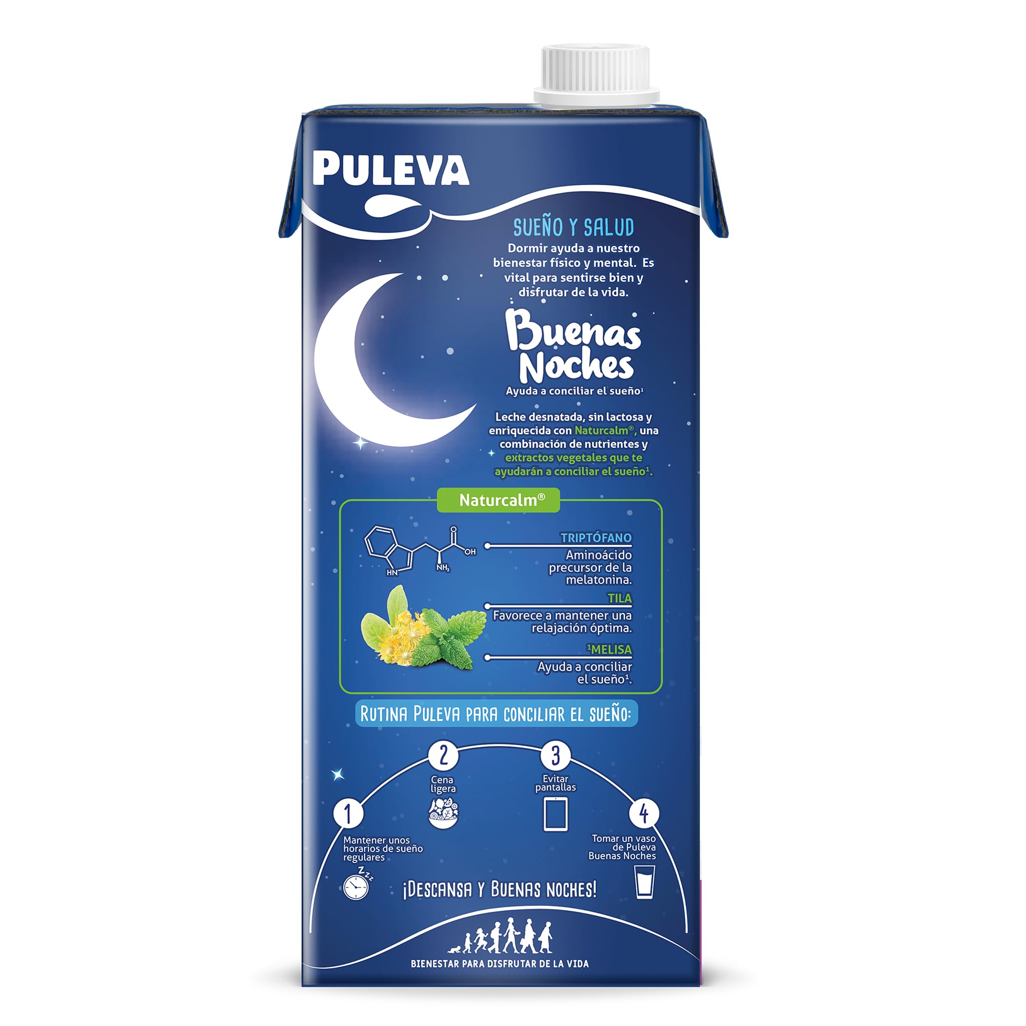 Puleva Leche Buenas Noches Pack 6 x 1L