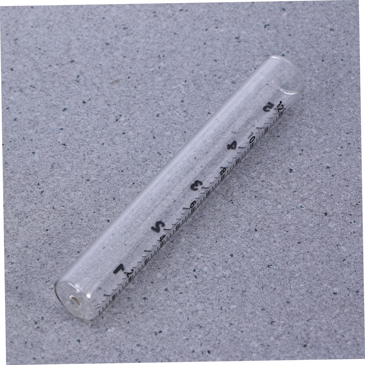FUNOMOCYA Replacement Rain Gauge Tube 12cm Glass Flat-Bottomed Rain Gauge Meter Test Tube Scale for Garden Sprinkler