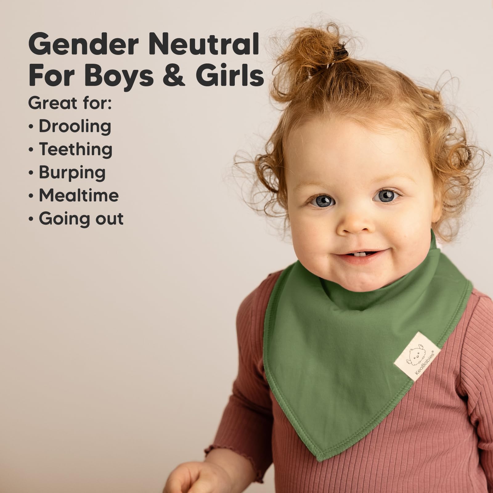 Bavoir Absorbant Bandana Bavoirs Bébé, 12 Pièces Bandana Bavoir Avec 2 Bouton Réglable Bavette Bebe