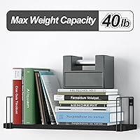 Vista 5 de Juego de estantes Sriwatana 3 estantes flotantes rústicos