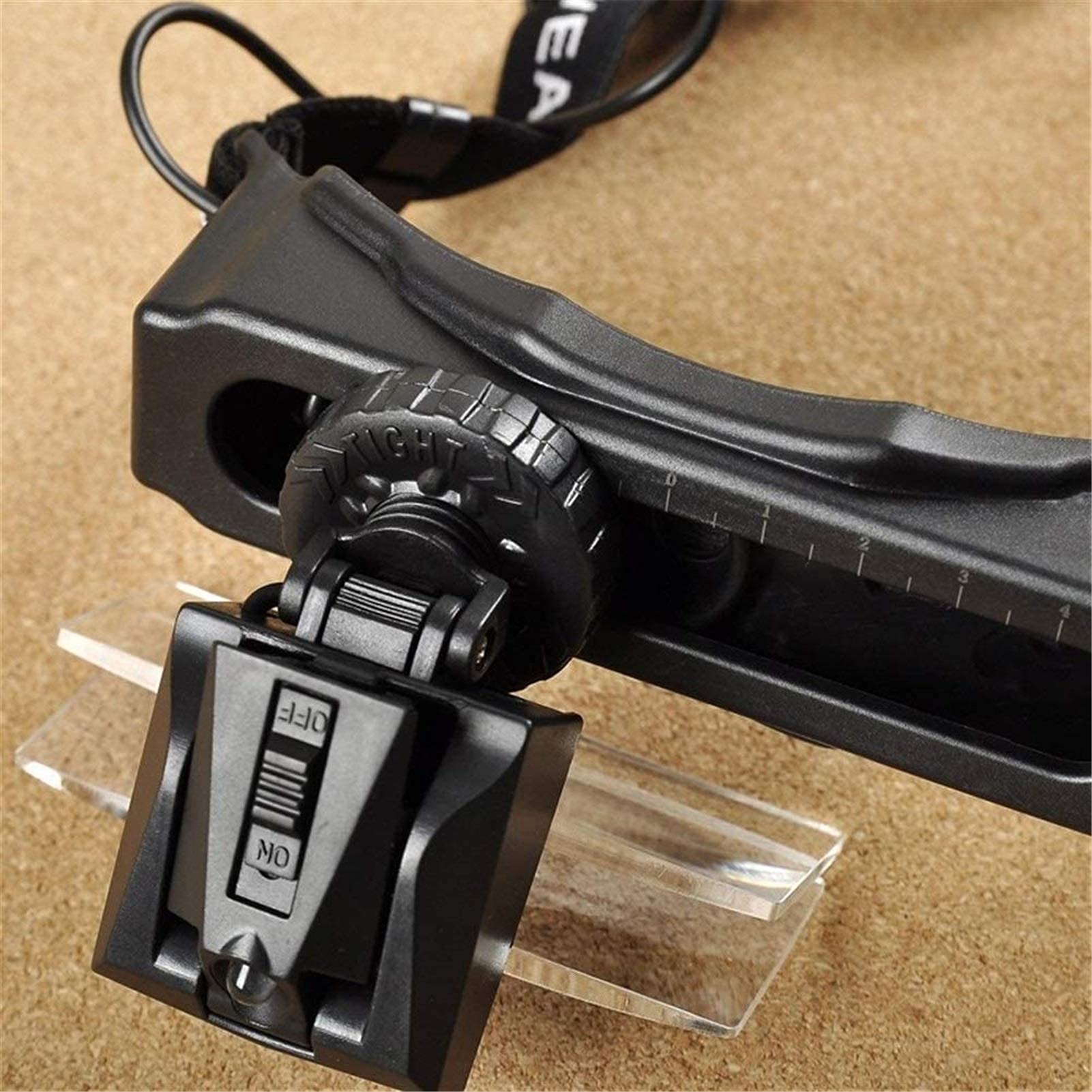 Lupa De Diadema, Gafas De Aumento con Luz para La Cabeza, Lupa De Diadema con Luz, Lupa para La Cabeza con 8 Lentes, Gafas Múltiples, Reparación De Relojes Electrónicos para Lectura.