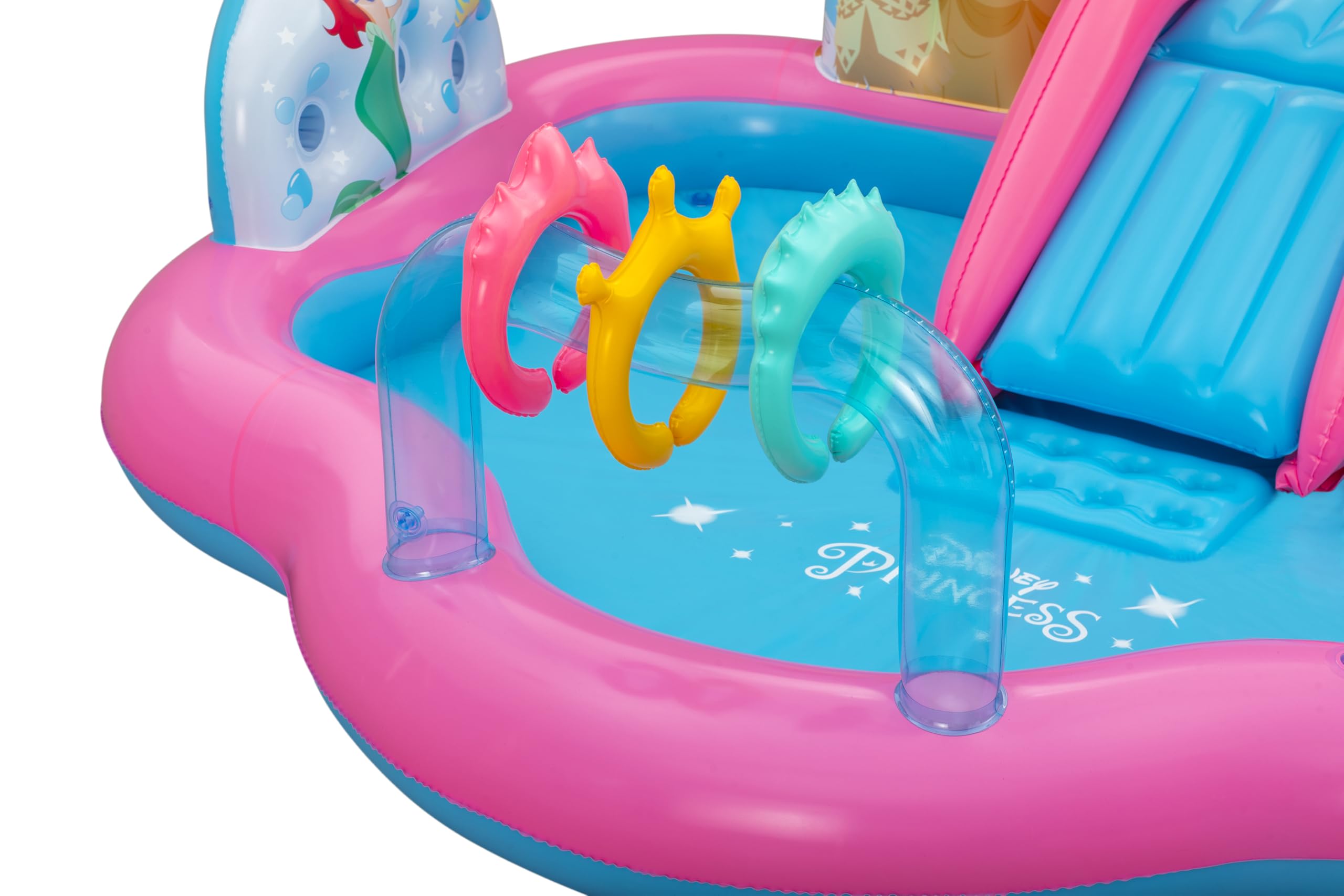 Bestway - Disney Princess Wasserspielcenter Zauberhafte Welt 221 x 193 x 140 cm