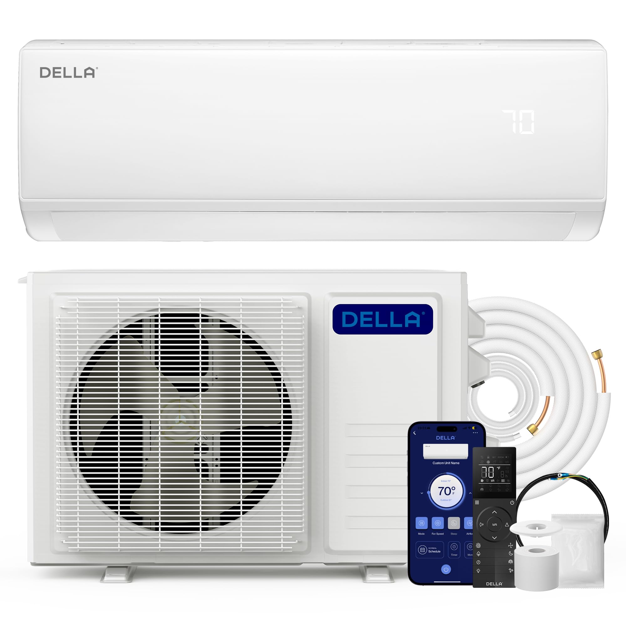 DELLA Econo 23000 BTU mini split