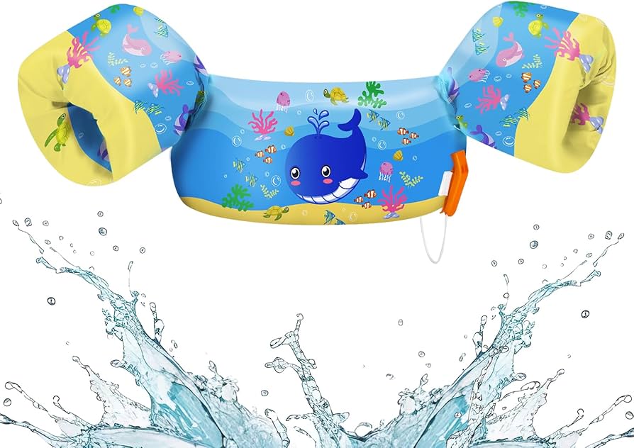 HeySplash Children’s Swimming Armbands, Cartoon Design, Swimming
