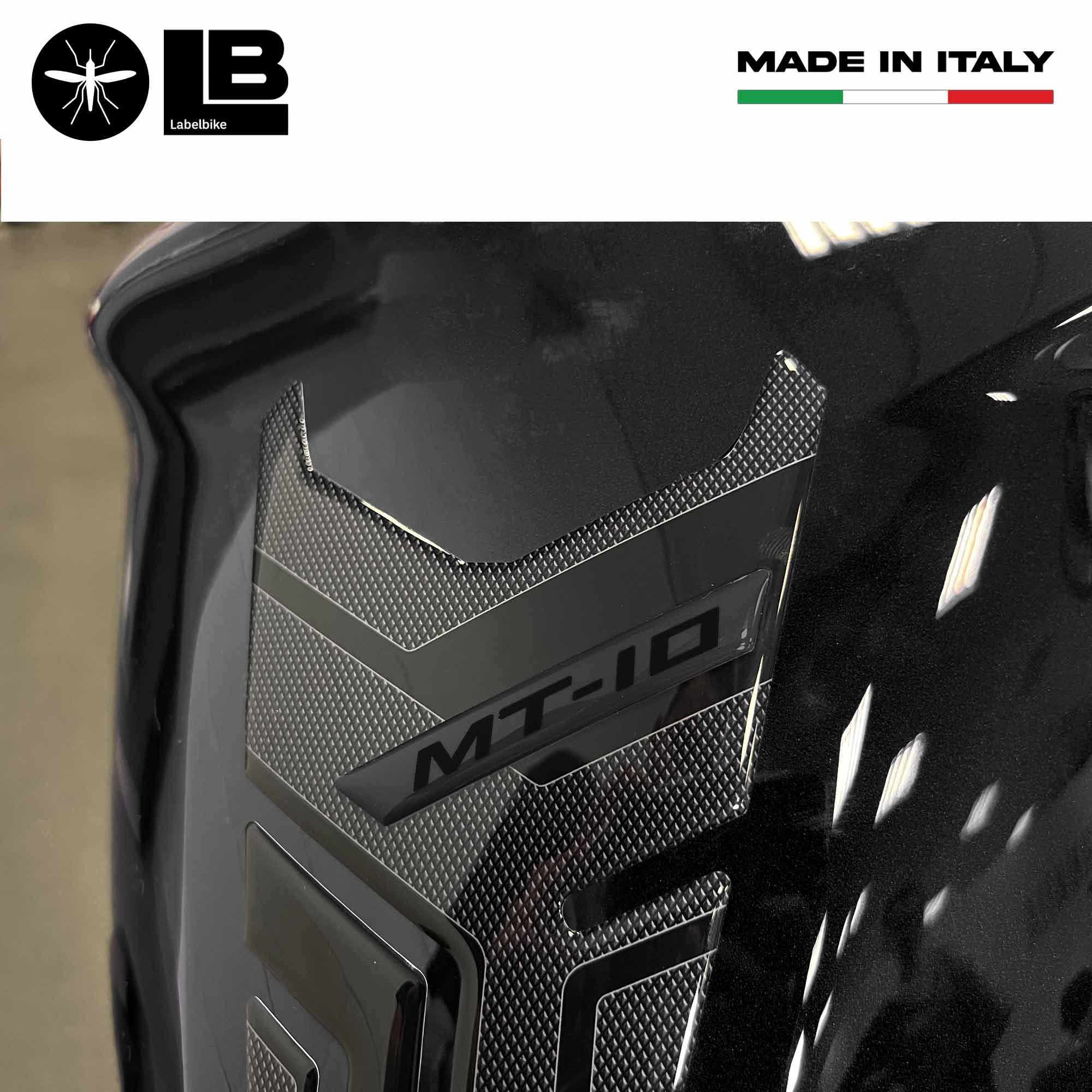 Adesivo Resinato 3D Per Yamaha MT-10/MT-10 SP Dal 2022 - Kit Paraserbatoid, Icon Blue