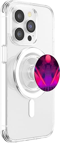 Miniatura 3 de Retrowave 80s Vaporwave Retro Synthwave PopSockets MagSafe PopGrip for iPhone