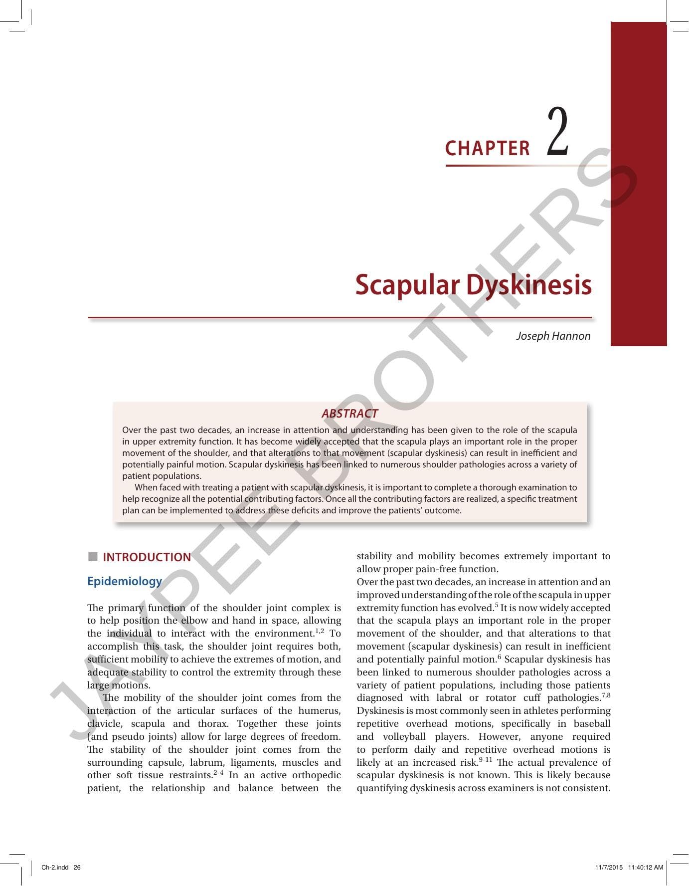 Physical Therapy: Treatment of Common Orthopedic Conditions