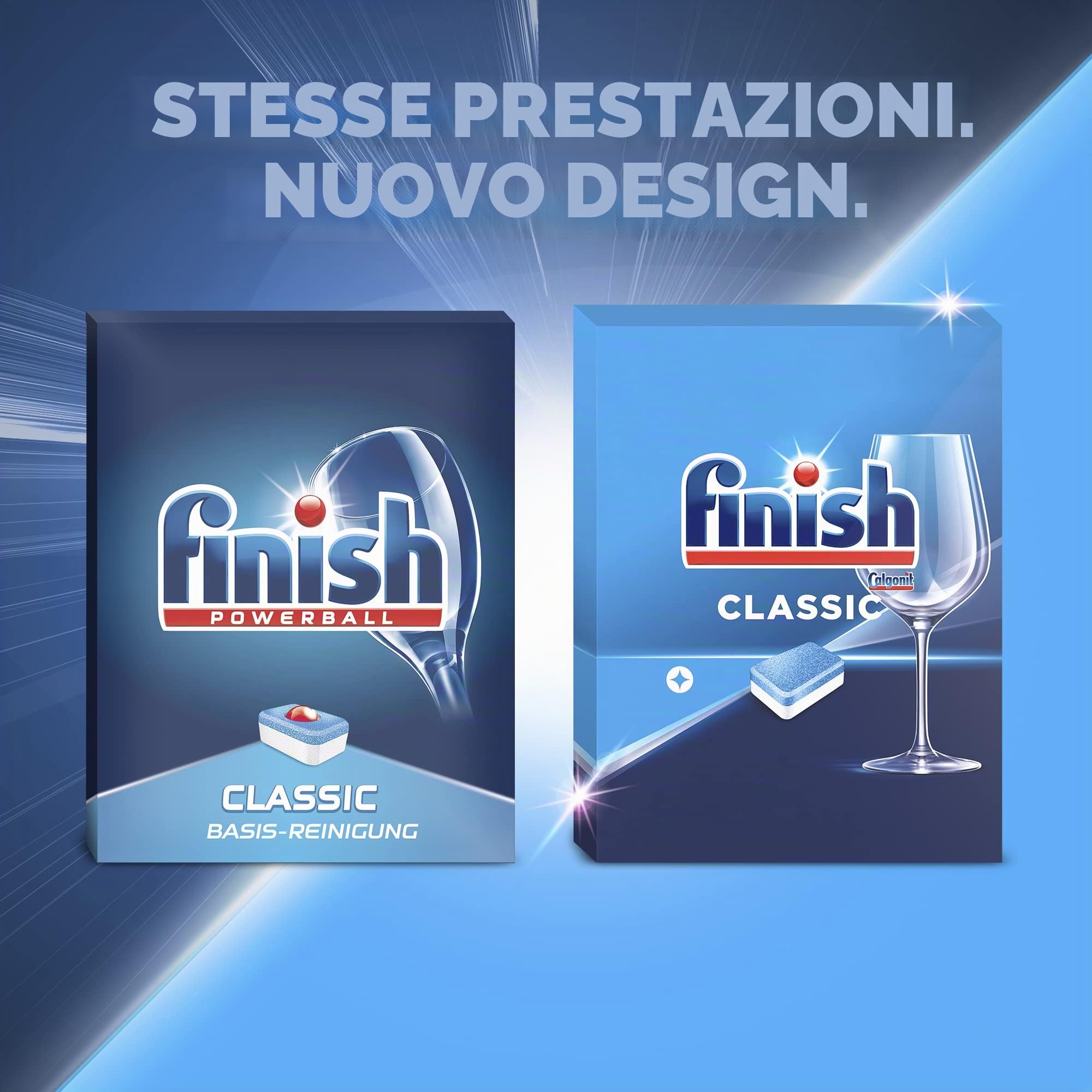 Finish Classic Spülmaschinentabs, phosphatfrei – Geschirrspültabs für die Basis-Reinigung des Geschirrs – Sparpack mit 210 Finish Tabs