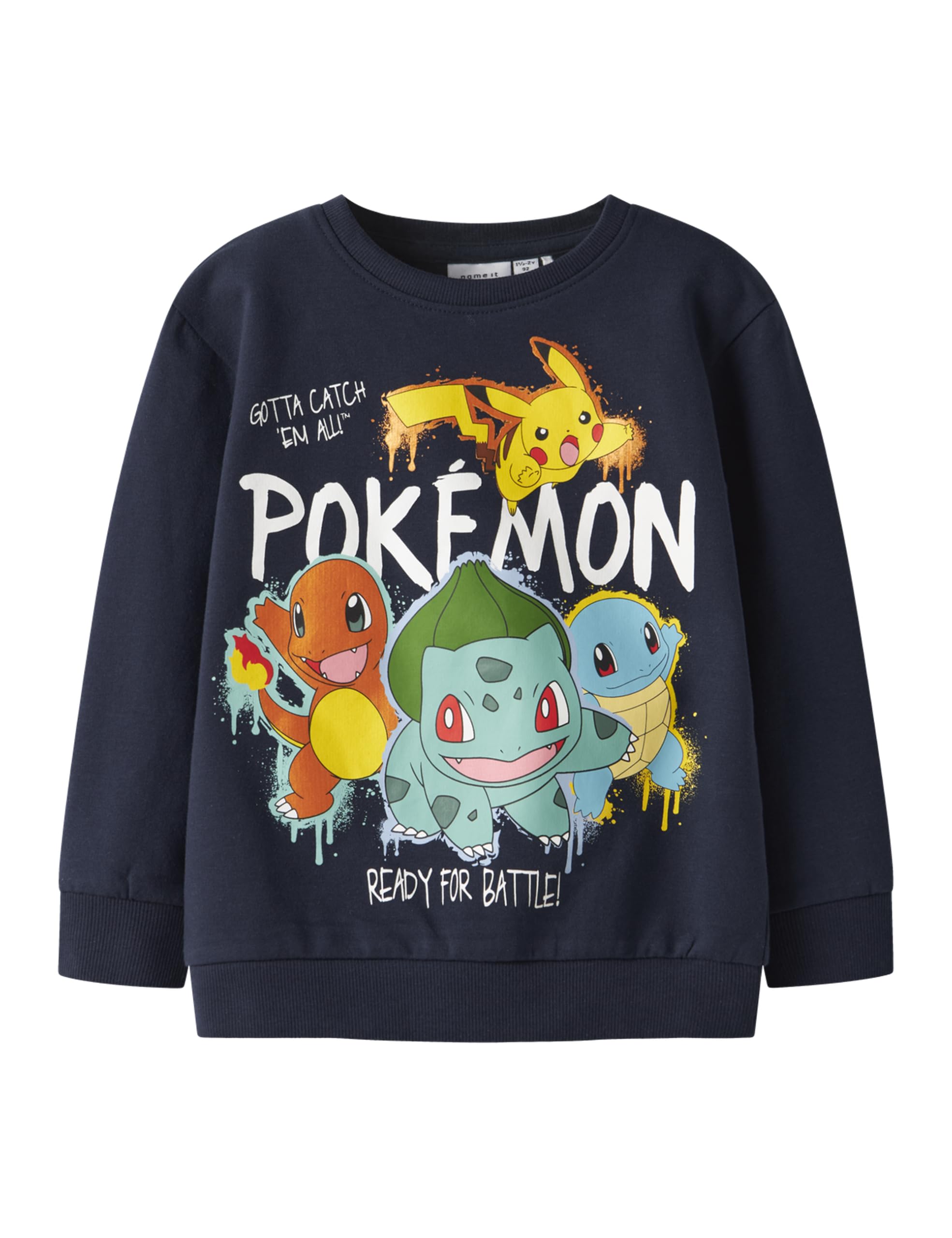 NAME IT Jungen Nmmnoa Pokemon Nreg Sweat Bru Sky