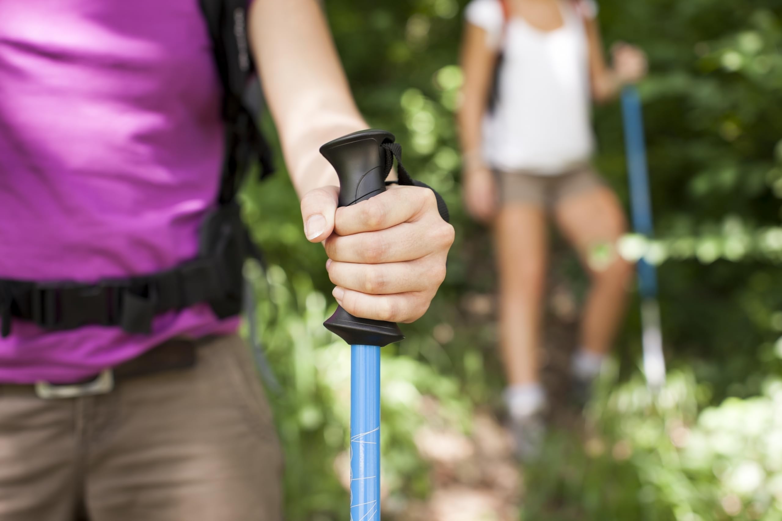 Cao Camping - Coppia di Bastoncini da Trekking telescopici, Colori Assortiti