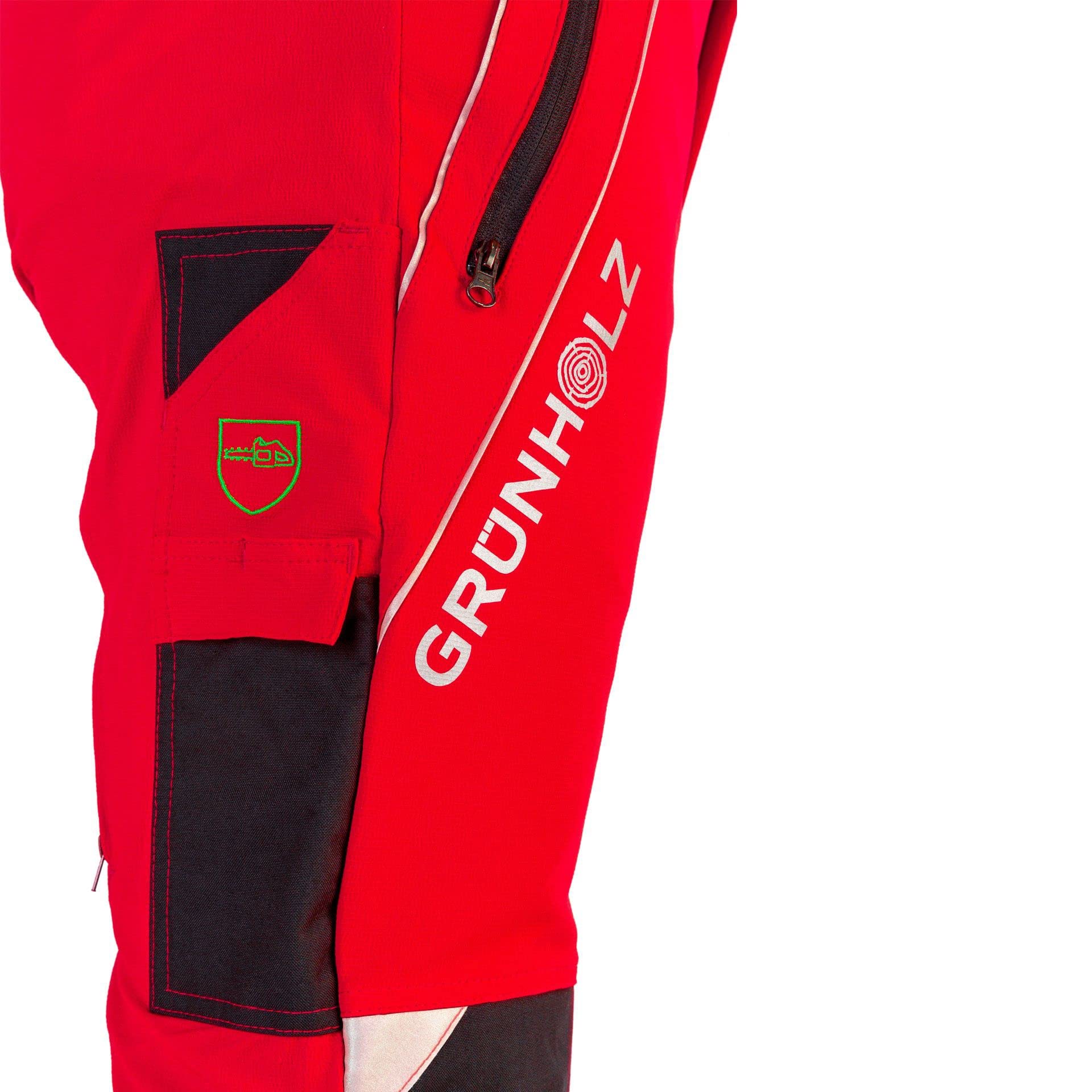 Pro³air Schnittschutzhose, Schnittschutzklasse 1 (20 m/s), Gr. 114, rot