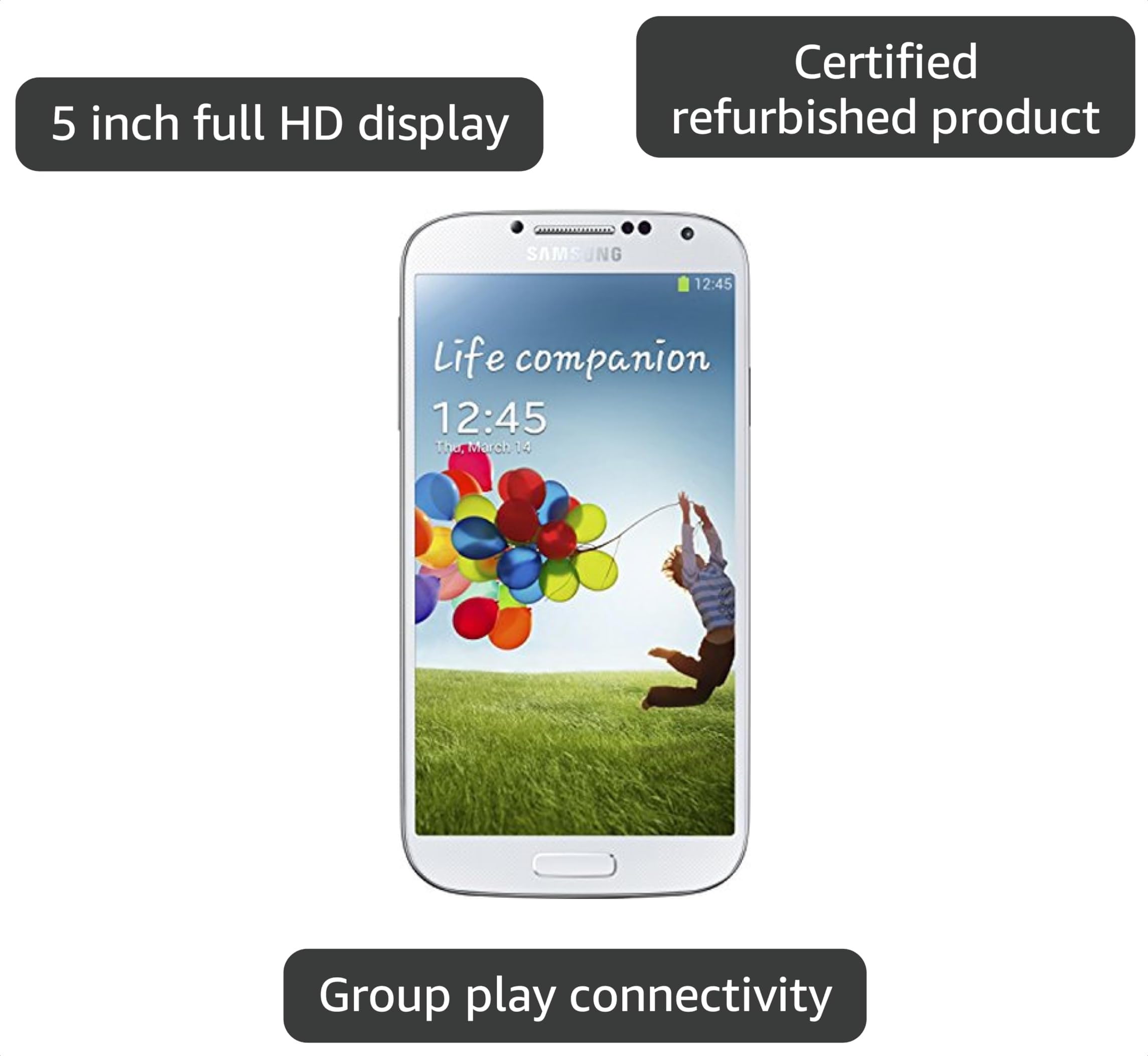 Galaxy スマートフォン 本体 ホワイト Amazon.com: Samsung Galaxy S4 I545 16GB Verizon Wireless CDMA