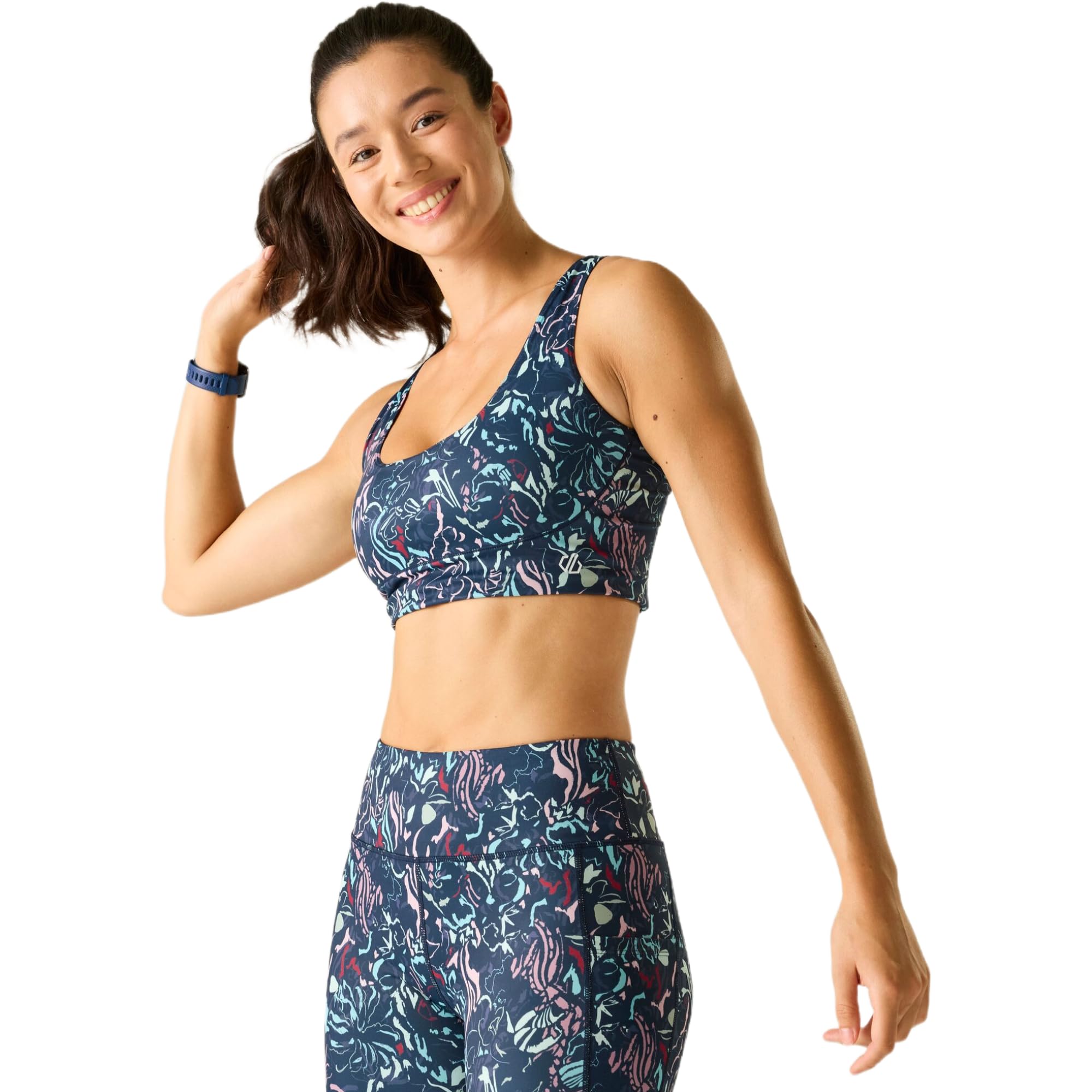 Dare 2b Womens Influential Bra Sports Top Removeable Pads Comfort Fit