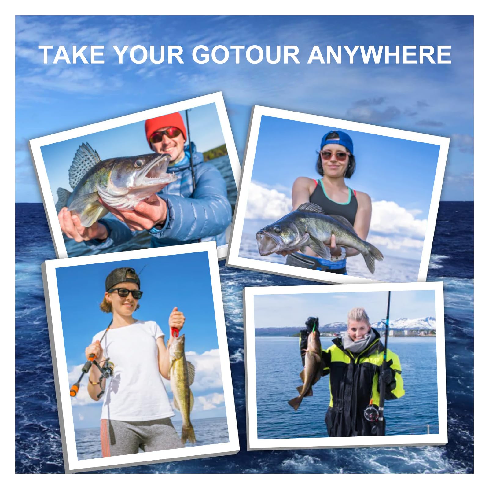 GOTOUR Fishing Lures Kit - 128pcs Tackle Box -8 GOTOUR Fishing Lures Kit - 128pcs Tackle Box -8