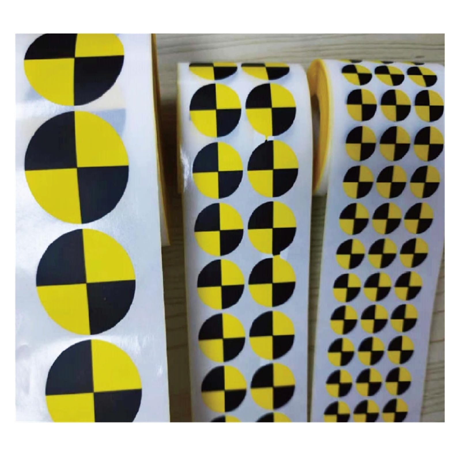 Ukośne, matowe, nieodblaskowe punkty znaczników śledzenia skanowania 3D dla zwiększenia precyzji(65mm 1000pcs)