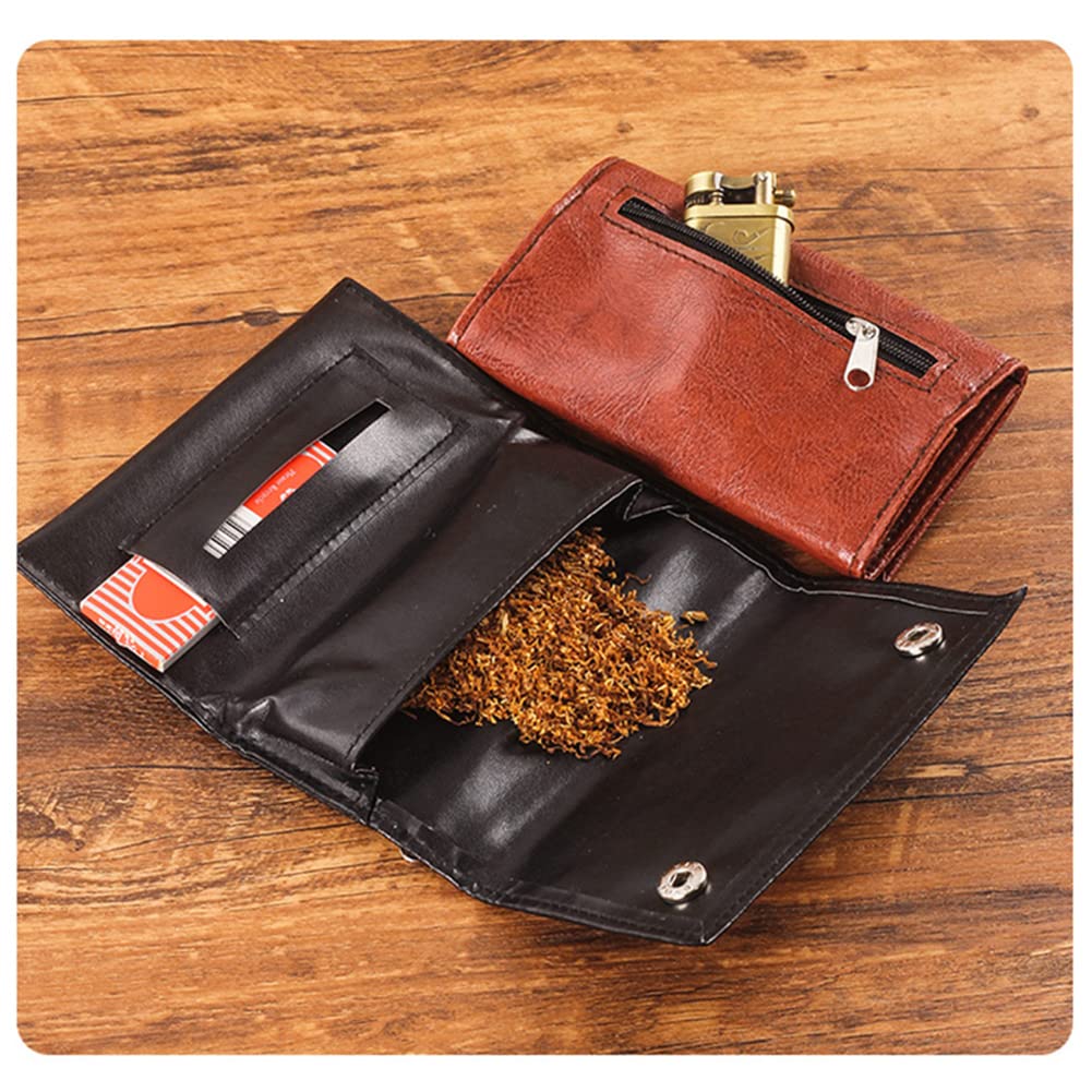 rolling tobacco bag Amazon.com: Opaeroo Retro PU Leather Tobacco Pouch Case Bag Cigarette  Smoking Paper Tips Holder Wallet Bags Rolling Tool Red : Health & Household