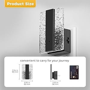 L LOHAS LED Night Lights Plug Into Wall, Night Light with Dusk-to-Dawn Sensor, Dimmable Decorative LED Nightlights, 0-100LM 3000K Adjustable Brightness for Bathroom, Hallway, Bedroom,Stairway