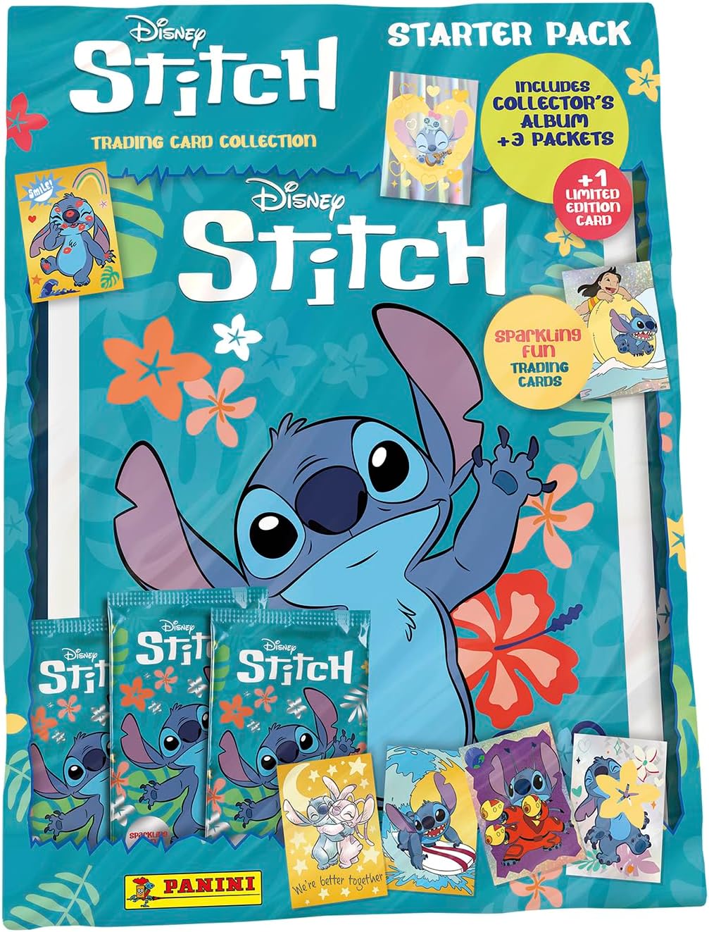Stitch Trading Card Collection - Starter Pack, Blue