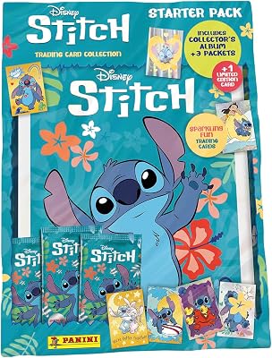Panini Stitch Trading Cards Starter Pack (1 Ordner + 2 Hüllen + 1 Karte Limited Edition), 005153SPAFGD