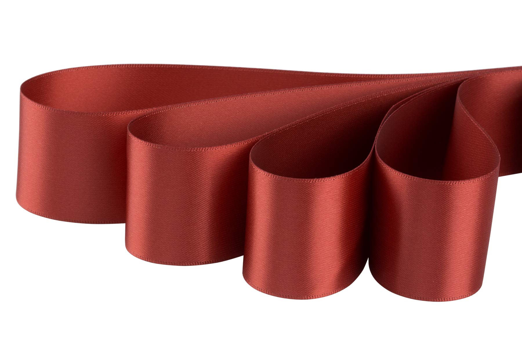 AVANAVA Ruban De Satin Double Face De 16 Mm De Large 45 M 260 Rouge