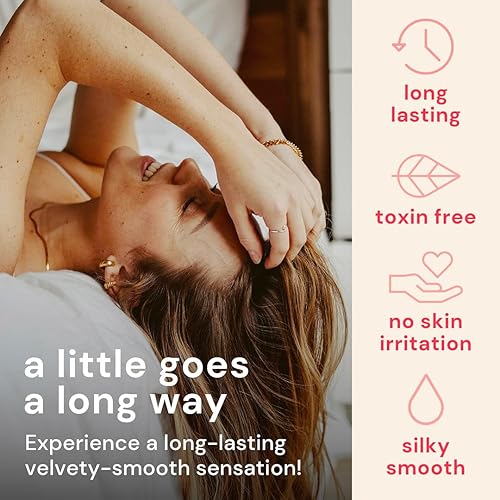 Miniatura 4 de Bodyotics Lubricante personal de silicona premium, hipoalergénico, fórmula de larga duración, sin manchas, comestible y agradable al tacto, versátil