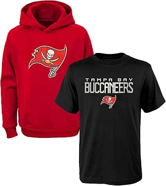 NFL Youth 8-20 Polyester Performance Primary Logo Hoodie & T-Shirt 2 Pack Set