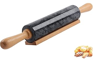 Premium Marble Rolling Pin: A Culinary Masterpiece for Baking