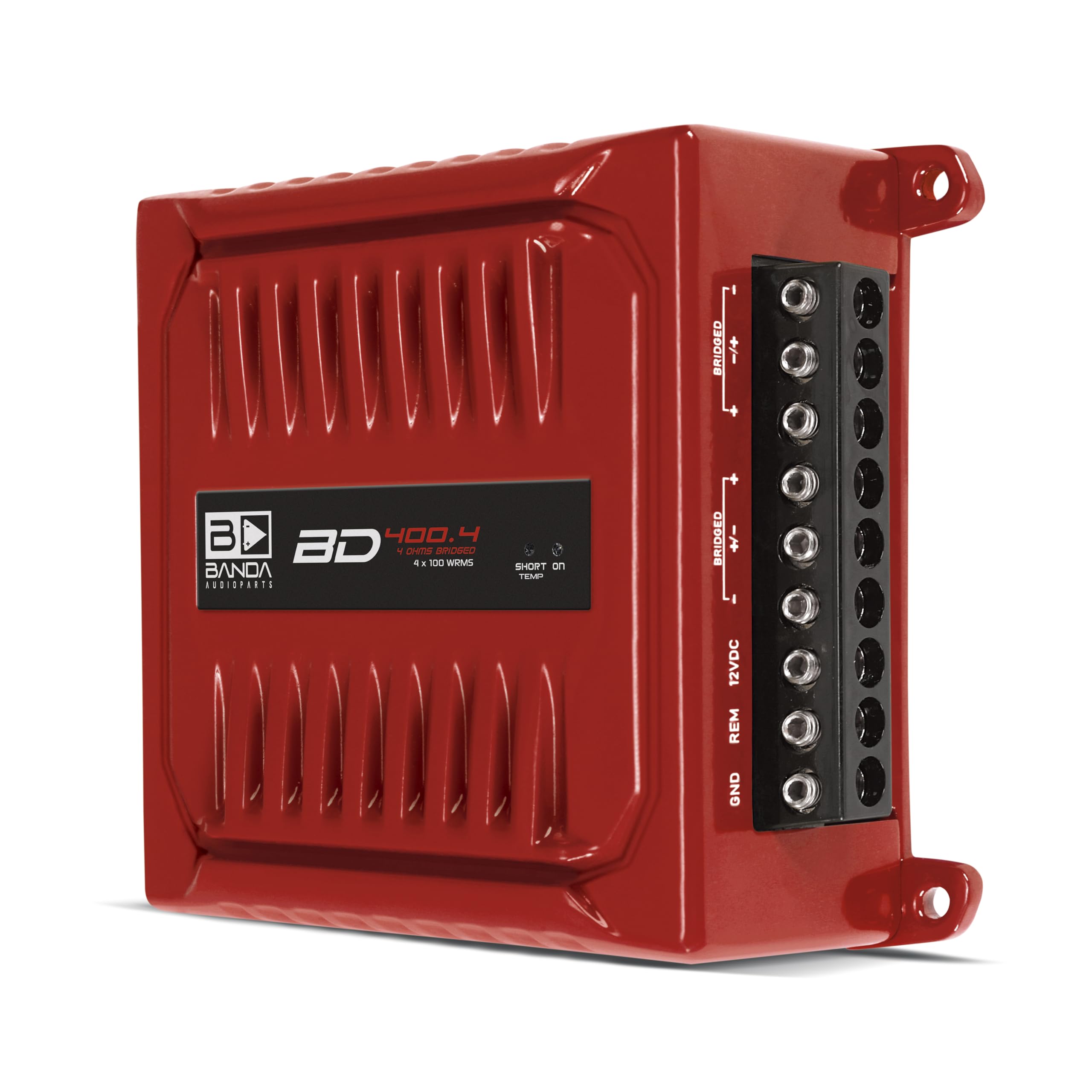Amazon.com: Banda Audioparts BD400.4RED Four Channel 4 x 100 Watt