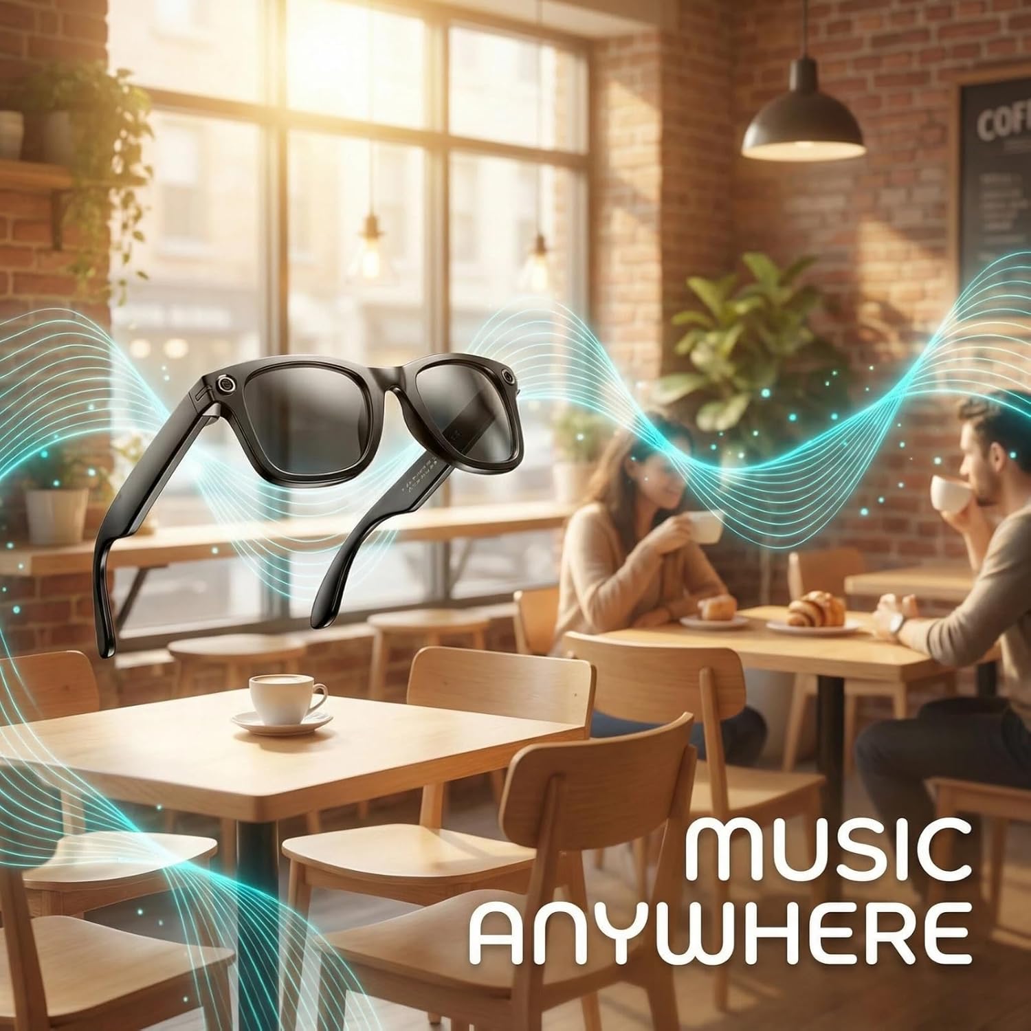 Nexlenz Smart Camera Sunglasses, 8MP POV Video Recording Glasses for Travel, Daily Use & Outdoor Activities, AI Object Recognition, Voice Translation, Bluetooth Audio, Built-in Storage