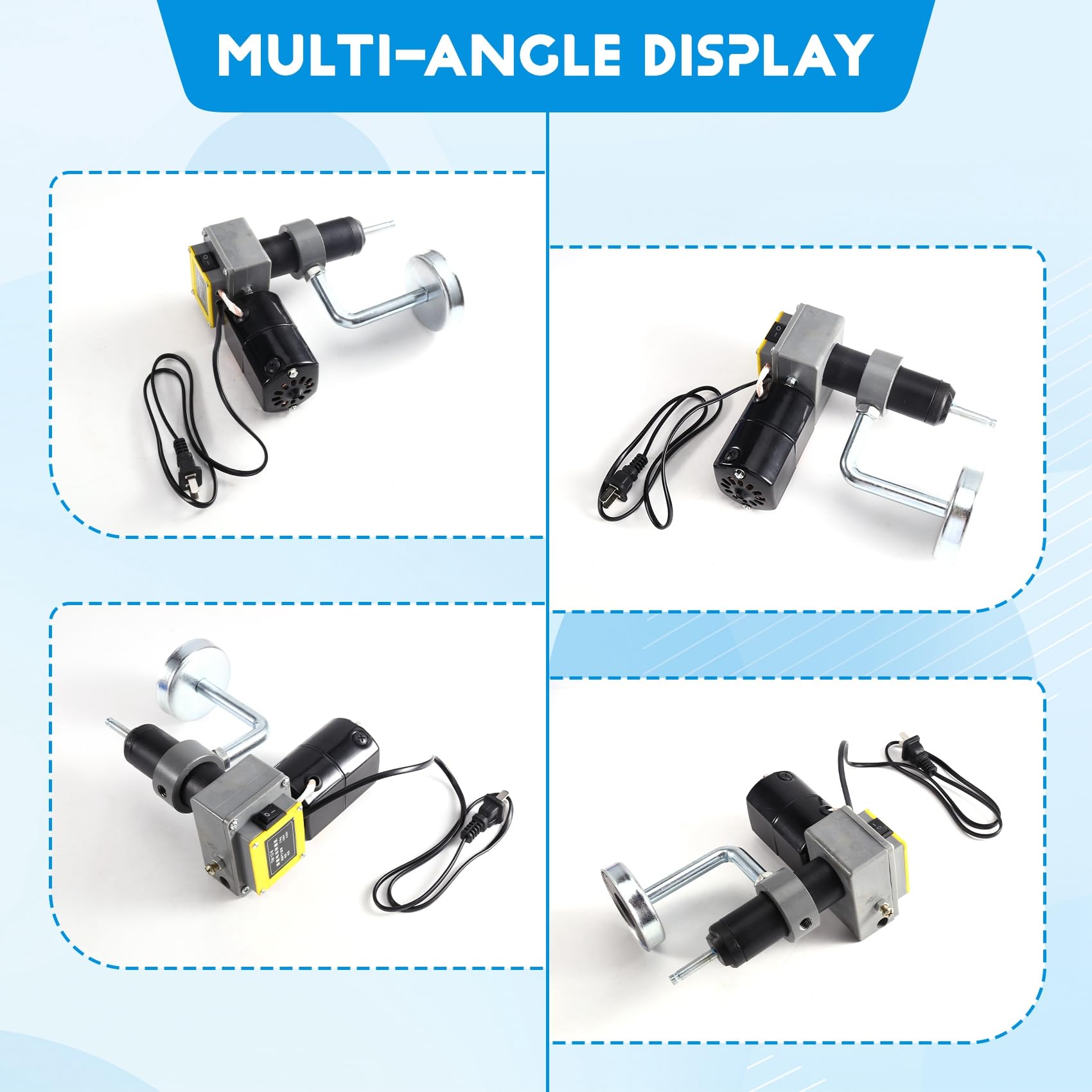 Elektrische Ventilschleifmaschine, Drehzahl Einstellbar, Ventilschleifer, Werkzeug für die Reparatur Von Automotoren, Ventildurchmesser Max. 130 Mm, 150 W