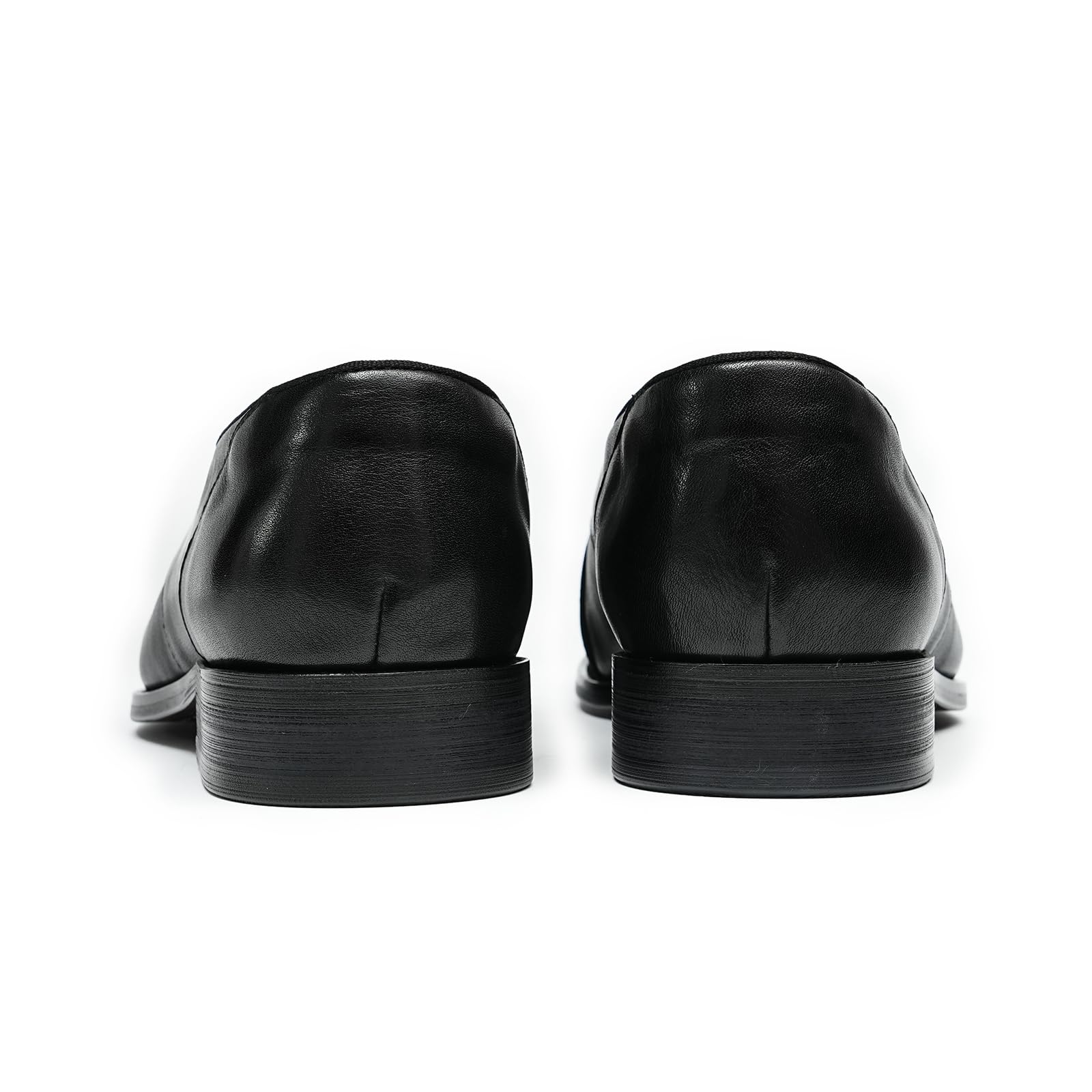 Loafers Retro Negocios para Hombres Mocasines Casuales en Cuero Genuino Zapatos Slip On Formales