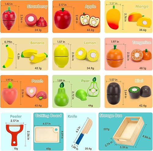 Miniatura 2 de Juegos de comida de juego de madera