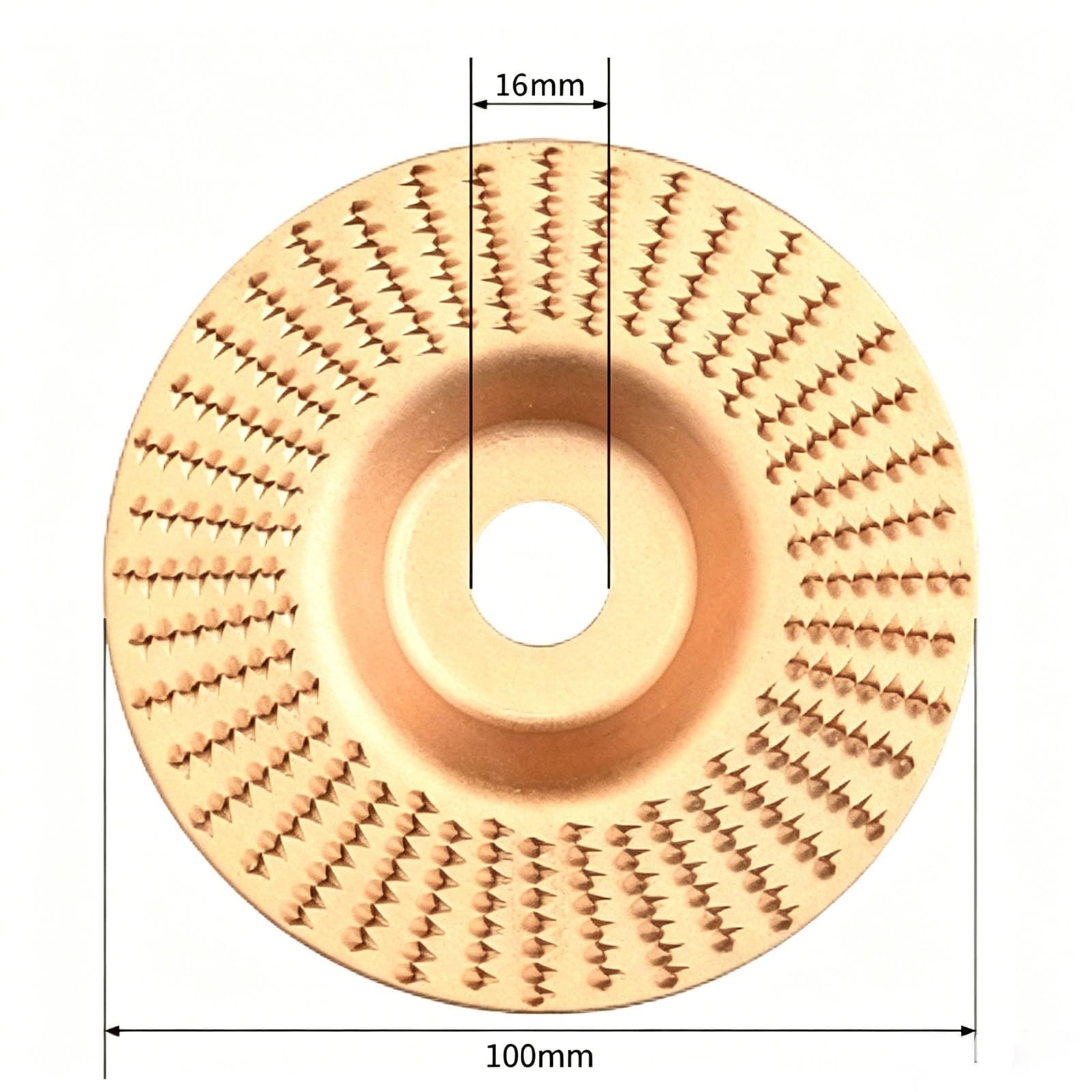 3 Stück Wolframcarbid-Schleifer, Schleifscheibe Wolframkarbid-Rad & Wolframkarbid Scheibe für Winkelschleifer – Wolframcarbid Scheibe zum Holz schleifen, schnitzen & schneiden (FlatSurface)