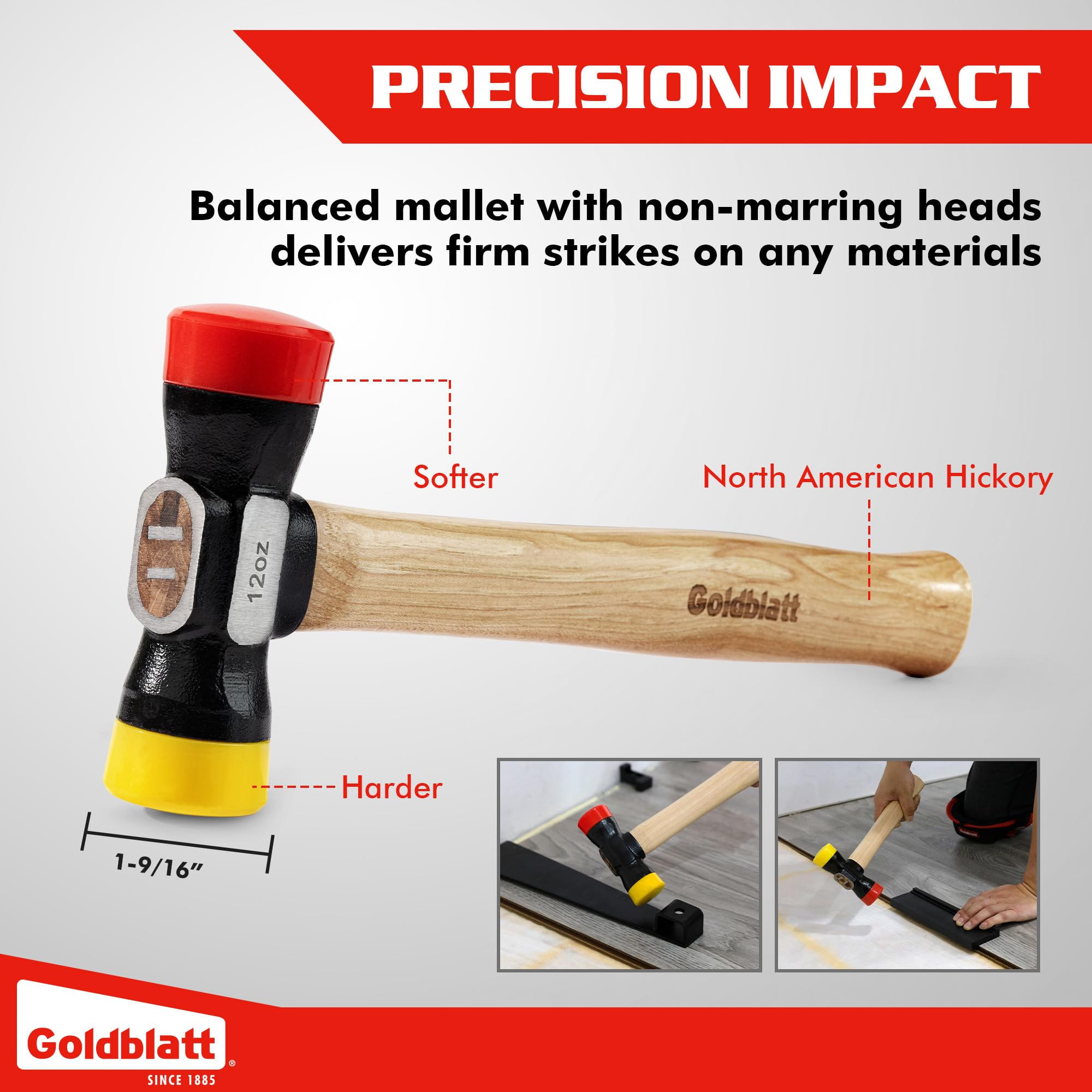 Goldblatt Laminate Flooring Tools Kit - Professional Installation -3