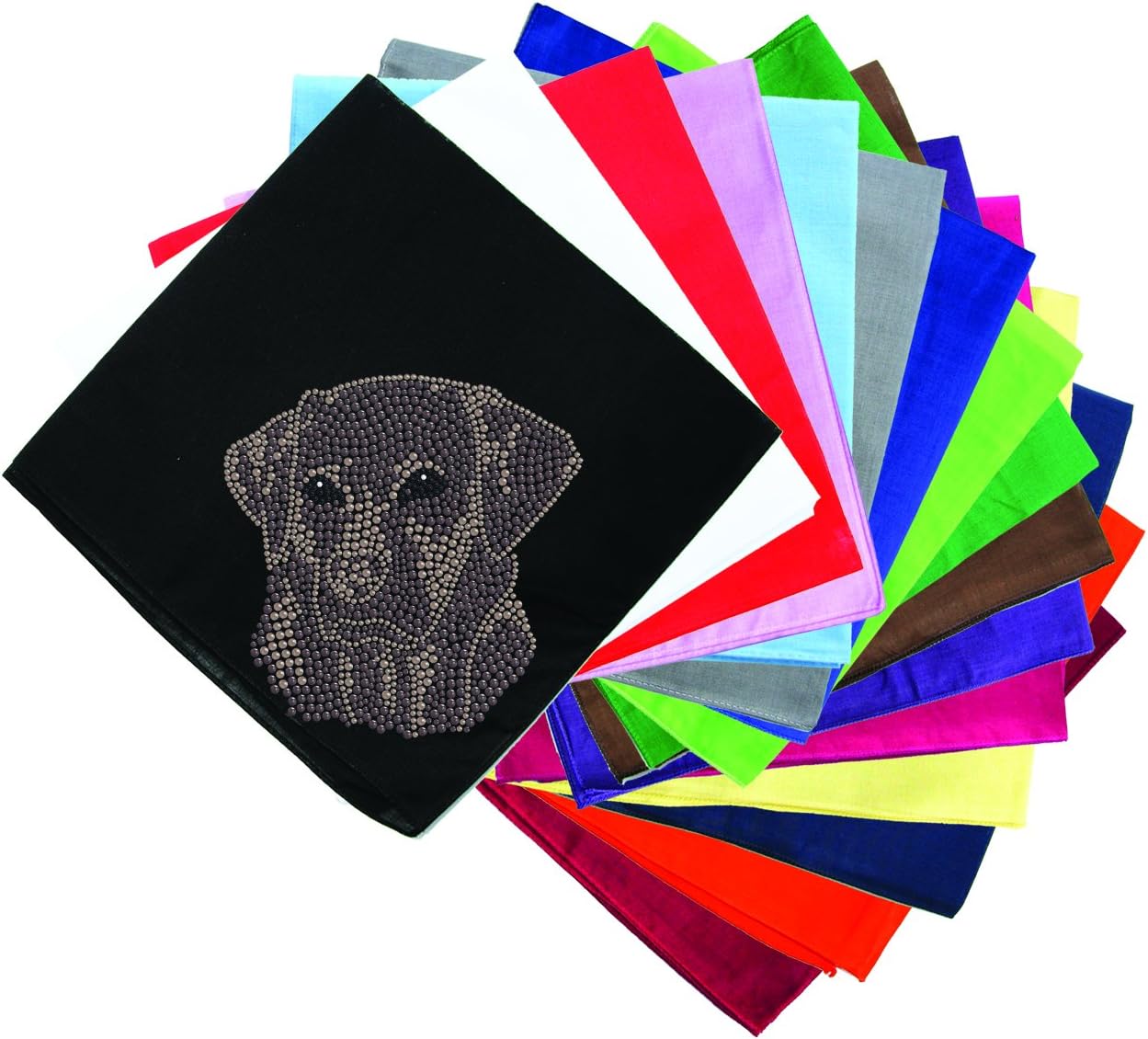 Labrador Retriever (Yellow) - Bling Rhinestone Dog Breed Bandana