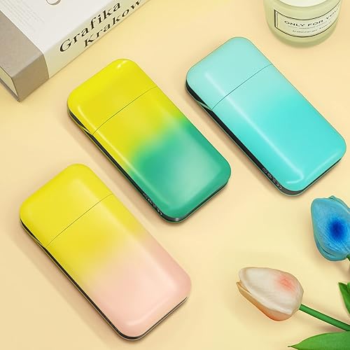 Miniatura 6 de x-lighter XL606 - Estuche para cigarrillos tamaño King de 100, con encendedor eléctrico recargable, a prueba de olores, regalo para mujeres y hombres