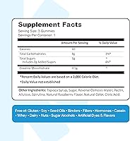 Vista 9 de Create Gomitas de monohidrato de creatina para hombres y mujeres, aumenta la concentración, la fuerza y la resistencia, fórmula anti-derretimiento