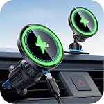 Lamicall 15W for Magsafe Car Mount Charger - Wireless Vent & Dashboard Magnetic Phone Holder Charger Mount, for iPhone 17, 17 Pro, 17 Pro Max, iPhone 16 15 14 for MagSafe Accessories, Car Accessories