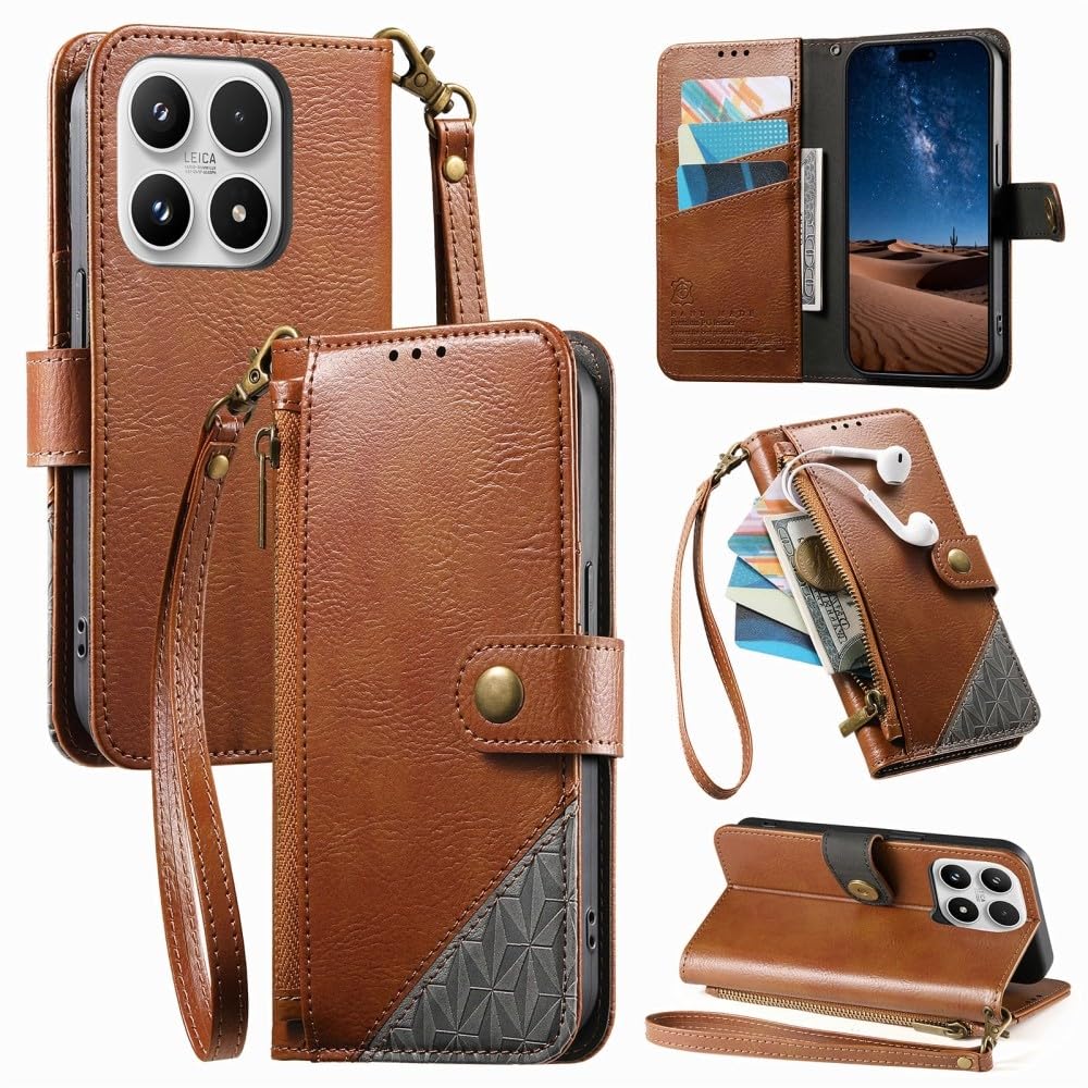 Funda para POCO C85 4G tipo libro con monedero y tapa magnética 7
