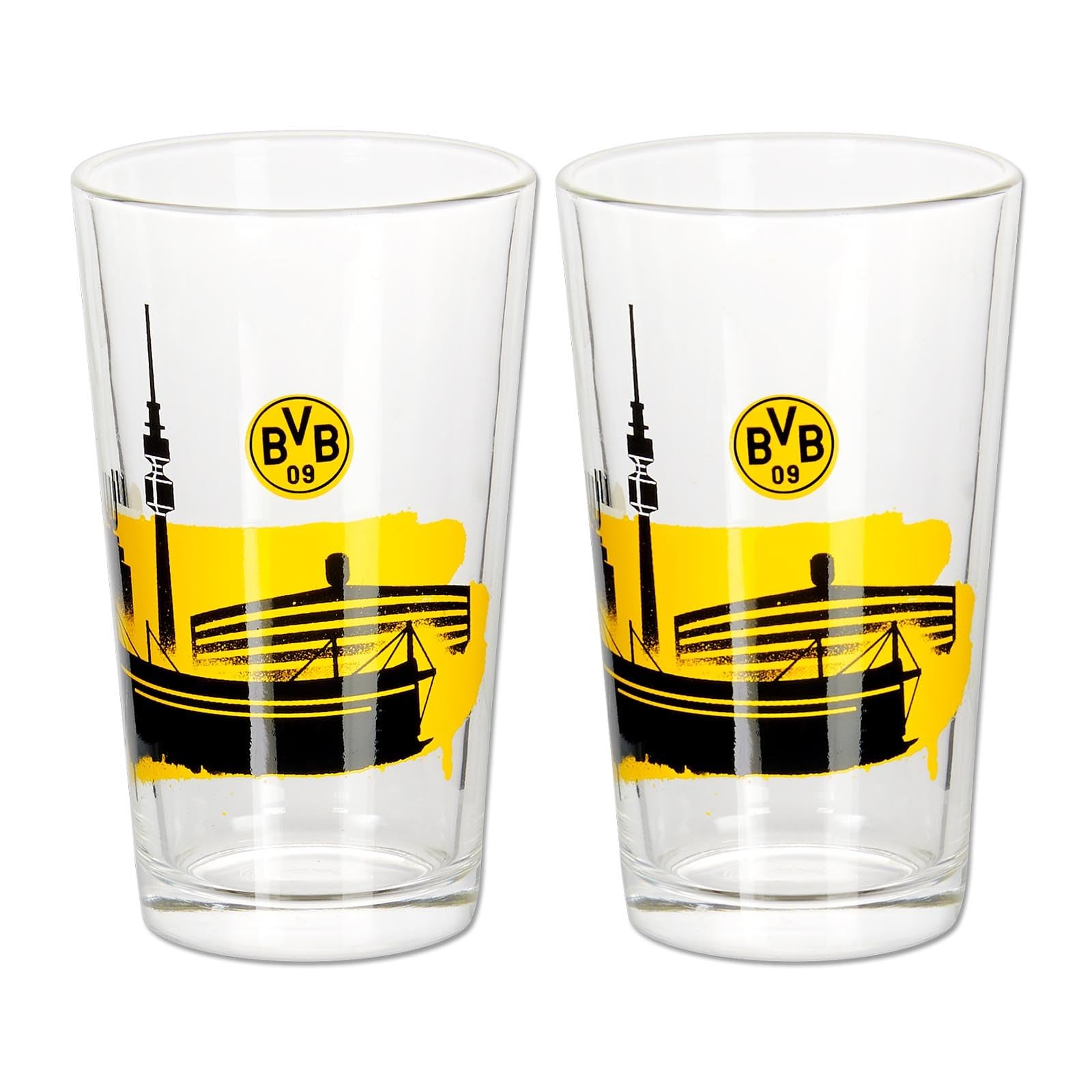 BVB Wasserglas-Set Skyline – 2er Set