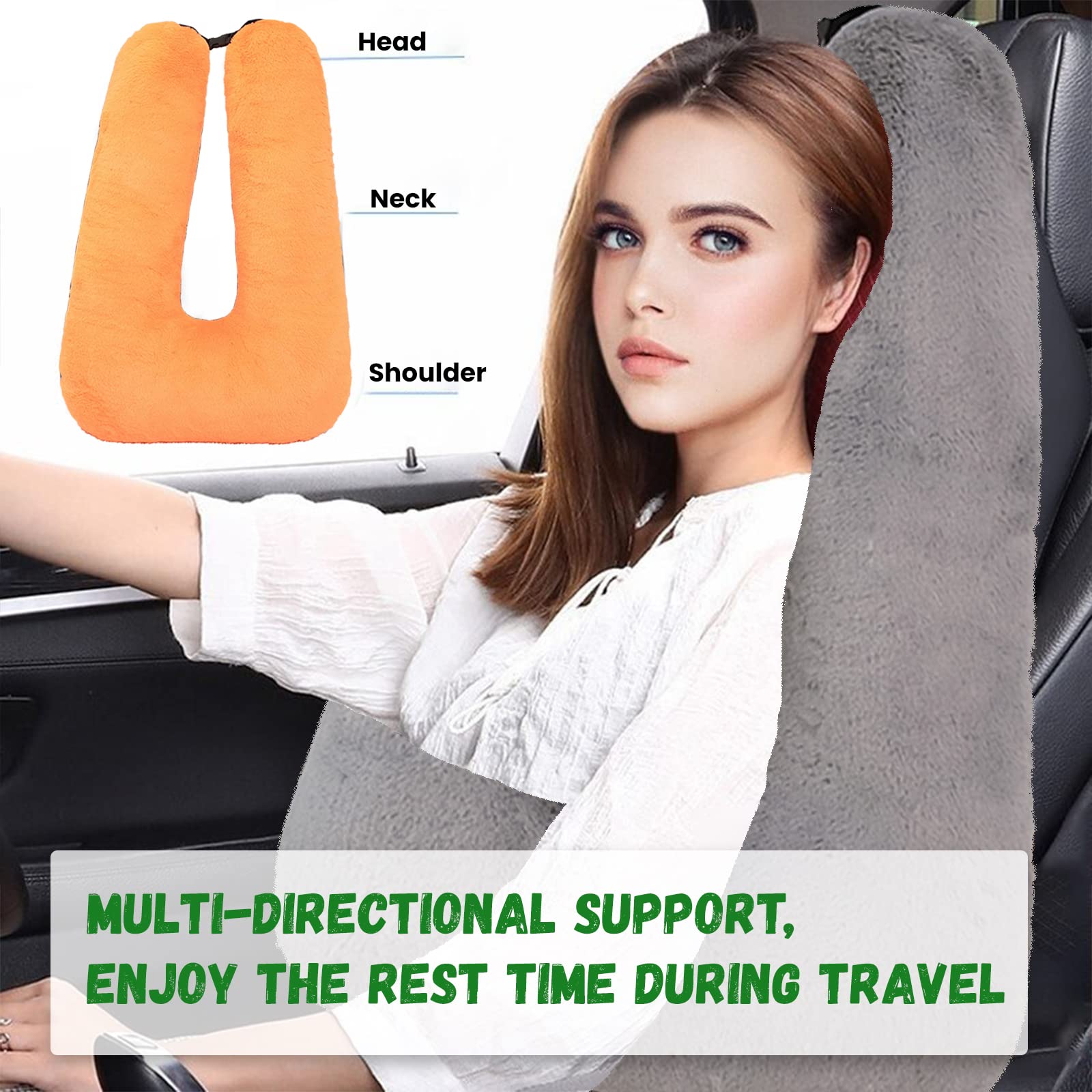 Travel Car Seat Travel Pillow Car Pillow For Kids, Car Sleeping