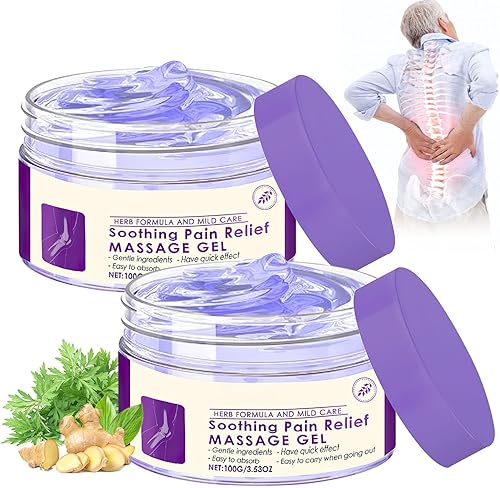 Gel para articulaciones, gel de masaje calmante, para actividades articulares en todo el cuerpo, alivia las rodillas, el lumbar, el cuello, las