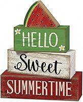 Vista 12 de 4 piezas de decoración de mesa de madera de granja, decoración de bandeja escalonada para decoración rústica retro de madera en forma de casa