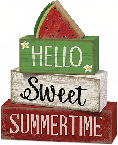 Miniatura 12 de 4 piezas de decoración de mesa de madera de granja, decoración de bandeja escalonada para decoración rústica retro de madera en forma de casa,