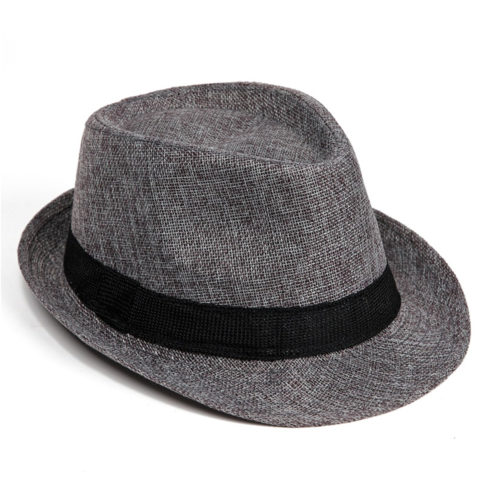 CAZSTYK Stylish Panama Hat Sun Foldable Design Beach Festival Hat Men ' s Essential Foldable Straw Breathable Rollable Straw for Men