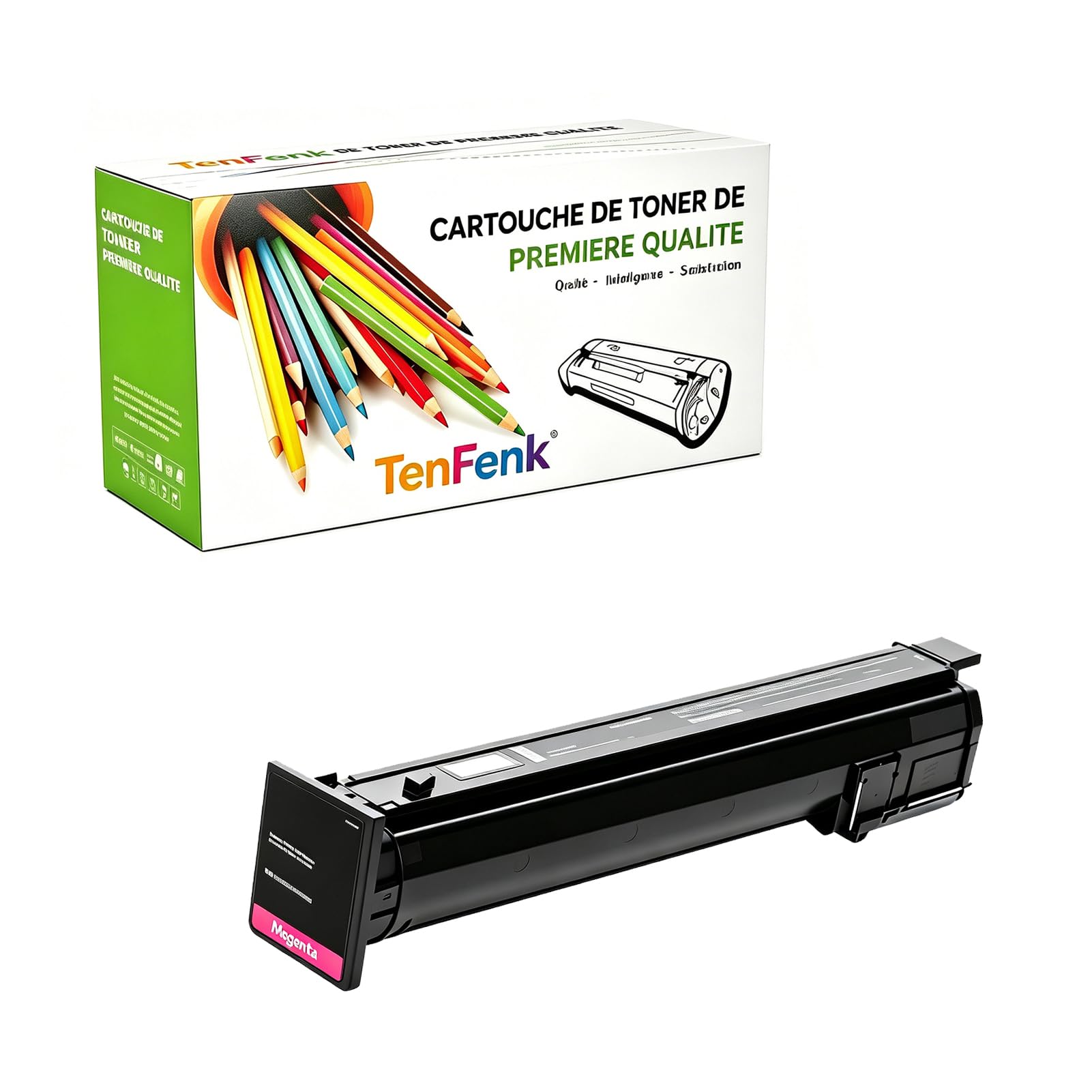 Compatibile Sostituzione Cartuccia Toner Per Lexmark CX963 77L1HK0 77L1HC0 77L1HM0 77L1HY0 Da Utilizzare Con Lexmark CS963E CX961SE CX962SE CX963SE MX951SE MX953SE Stampante,Magenta